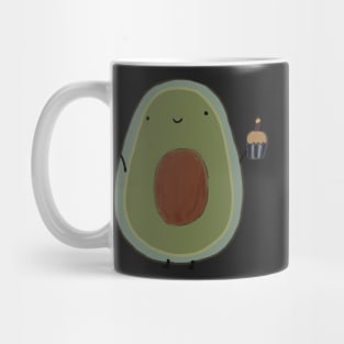 Avocado with a cupcake Mug